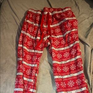 Old Navy Festive Red Pajama Pants